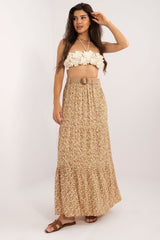 Women casual maxi long skirt