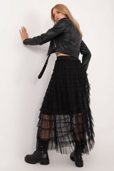 Women fashion midi skirt perfect for special occasions or parties.