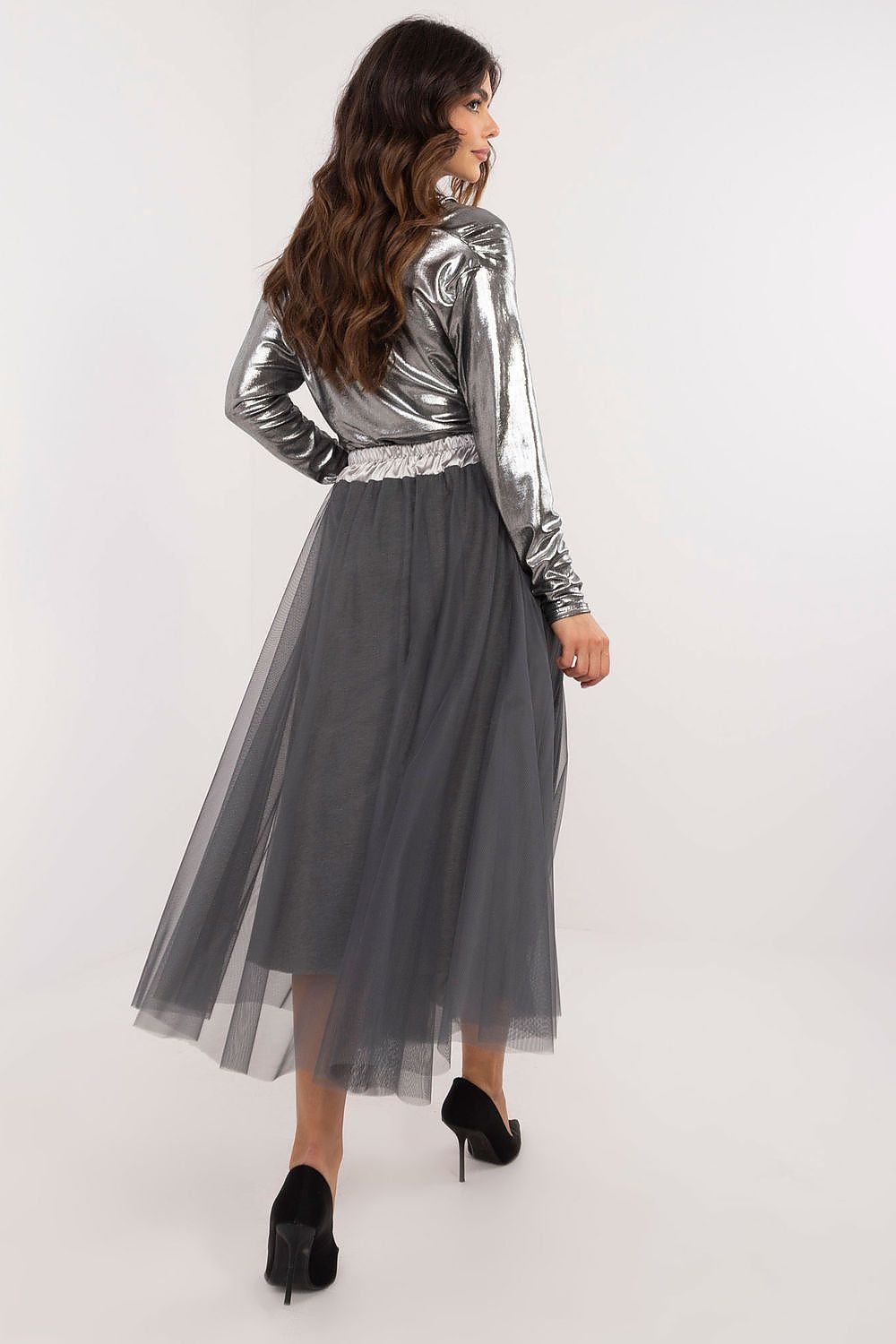 Casual tulle midi skirt, perfect for everyday outings