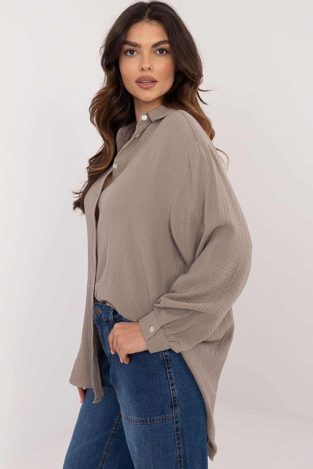 Women casual Long sleeve shirt