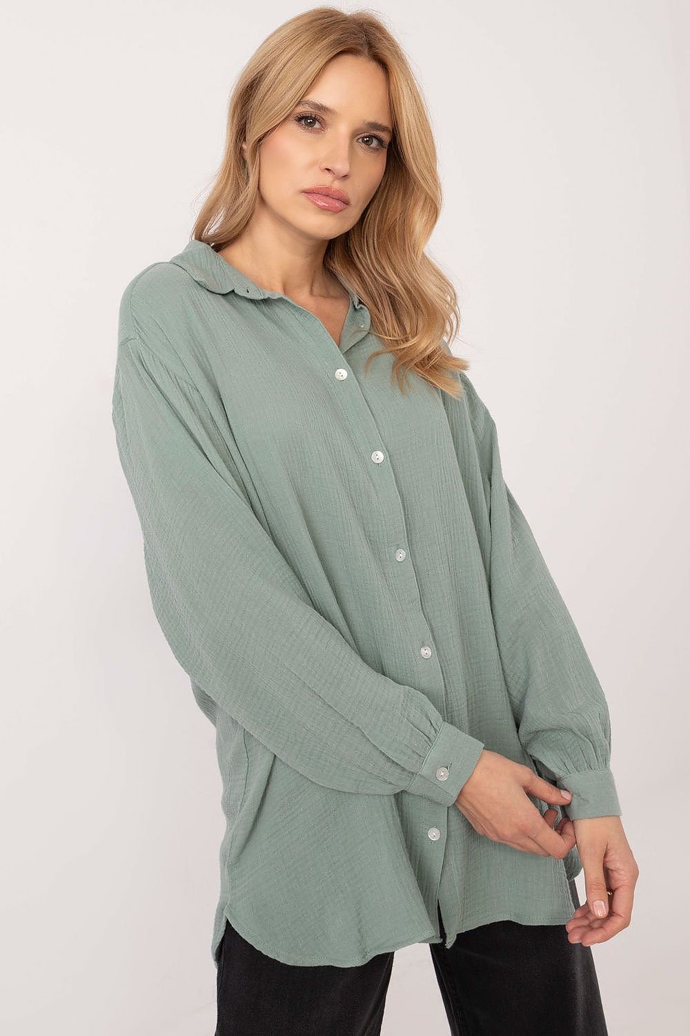 Women casual Long sleeve shirt