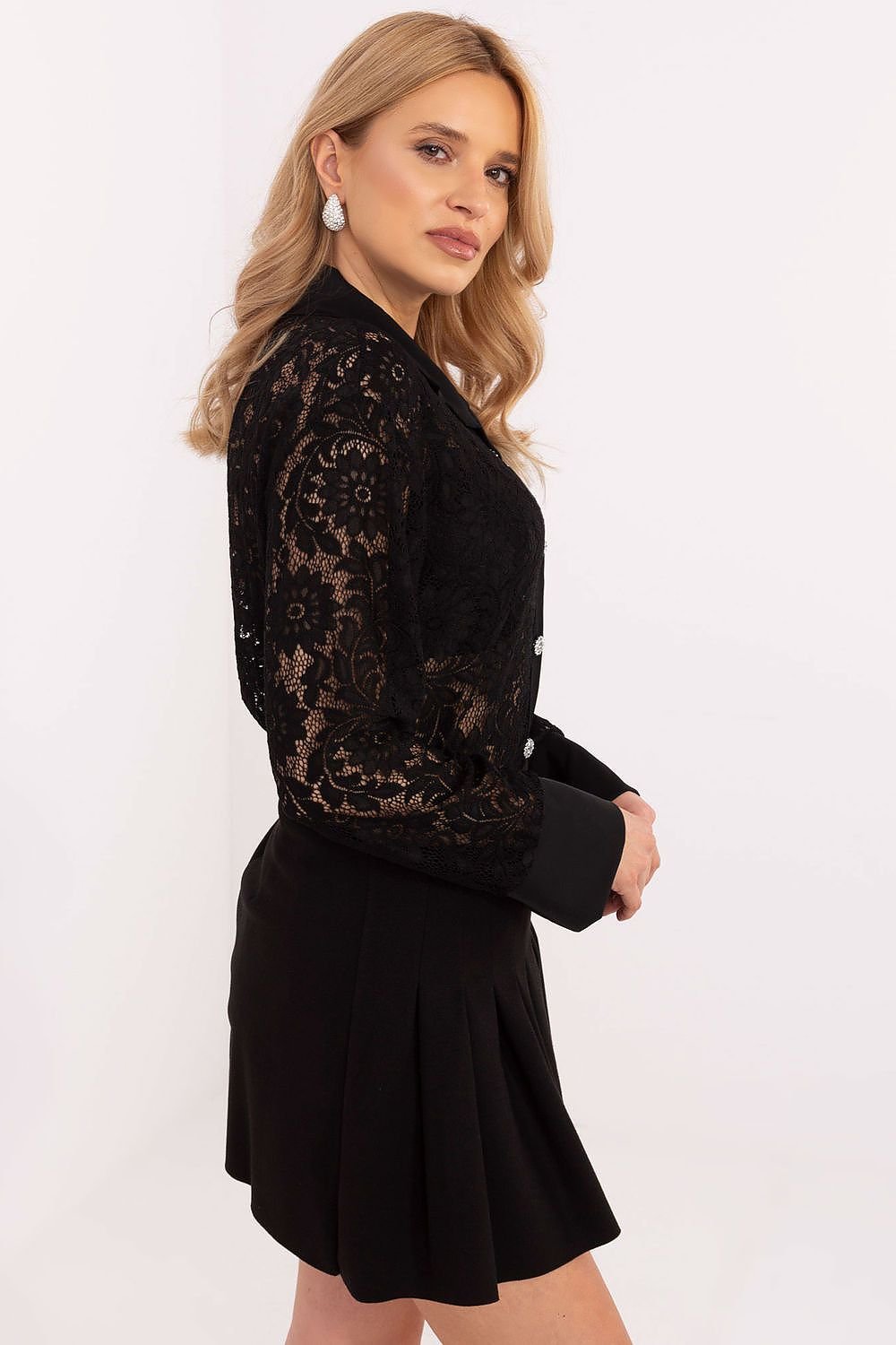 Women's lace shirt is an elegant proposition with long sleeve