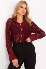 Women's lace shirt is an elegant proposition with long sleeve