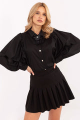 classic women's shirt with long sleeve