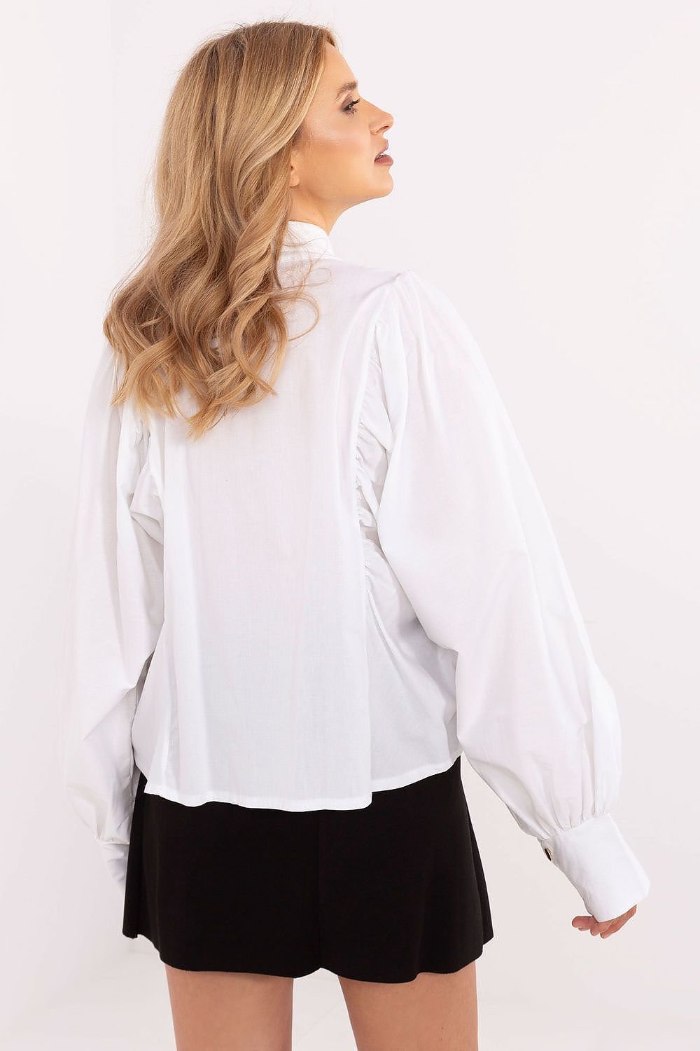 classic women's shirt with long sleeve