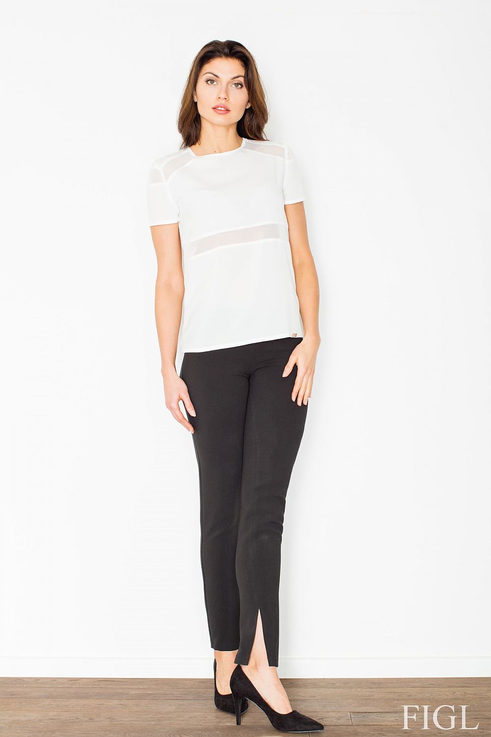 Straight cut women's trousers