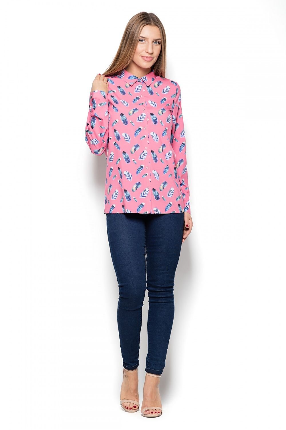 Women fashion casual Long sleeve shirt