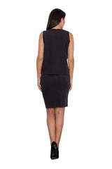 Elegant set in a simple version. A blouse with a midi pencil skirt