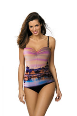 Unique one-piece swimsuit, created for a woman