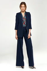 Women trousers in a palazzo cut with flared