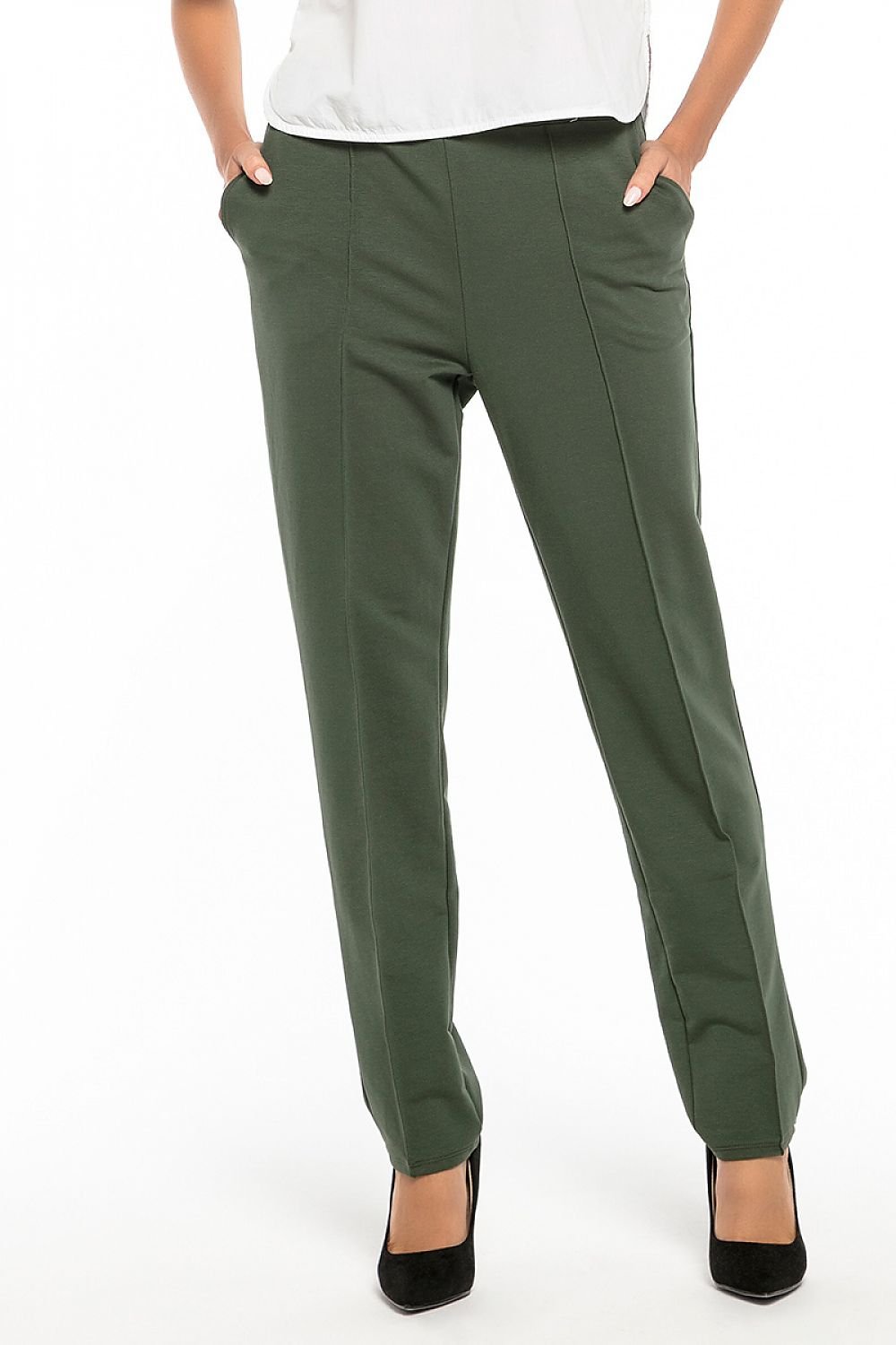 Elegant trousers with edge and pockets