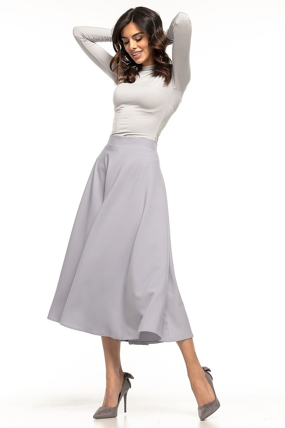 Beautiful fabric midi skirt for women