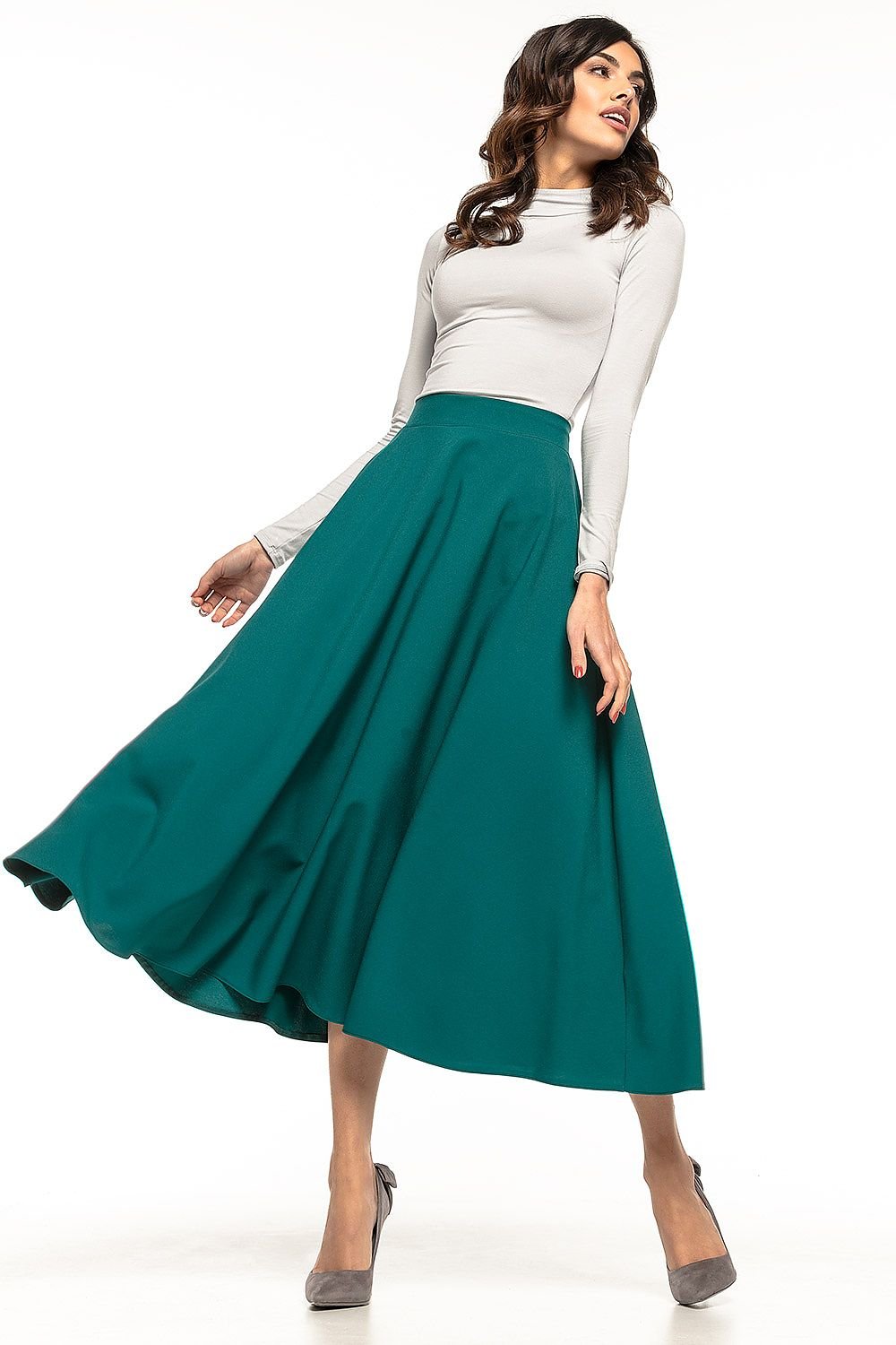 Beautiful fabric midi skirt for women