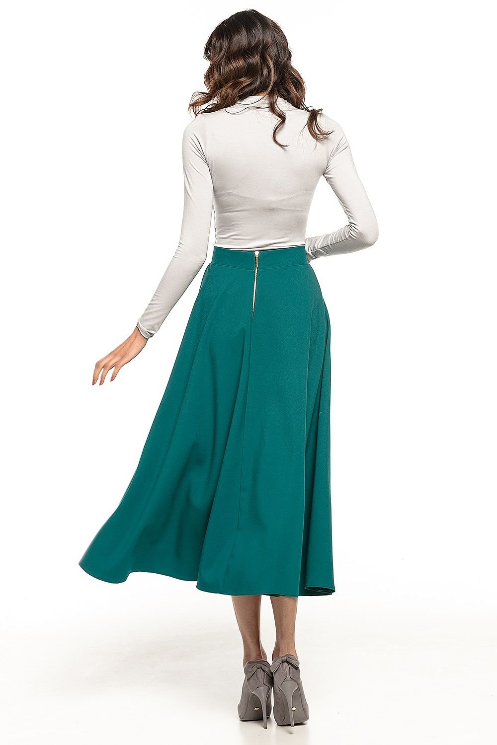 Beautiful fabric midi skirt for women