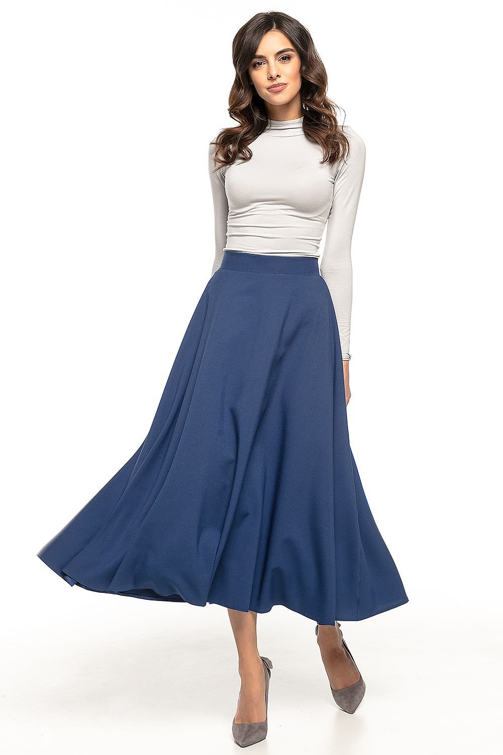 Beautiful fabric midi skirt for women