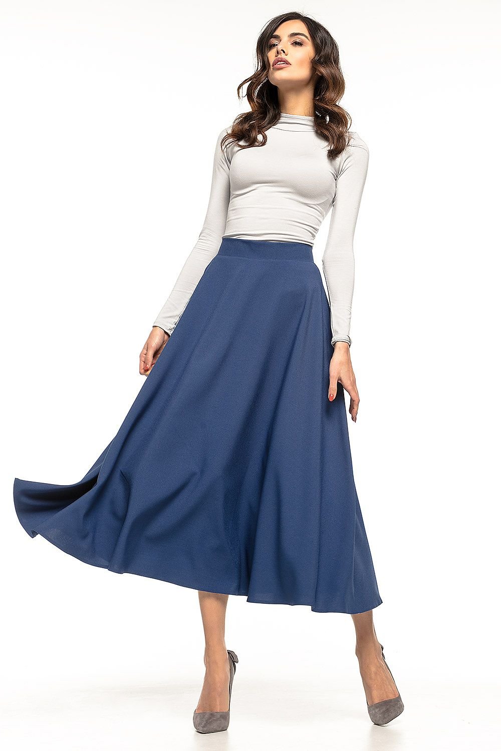 Beautiful fabric midi skirt for women