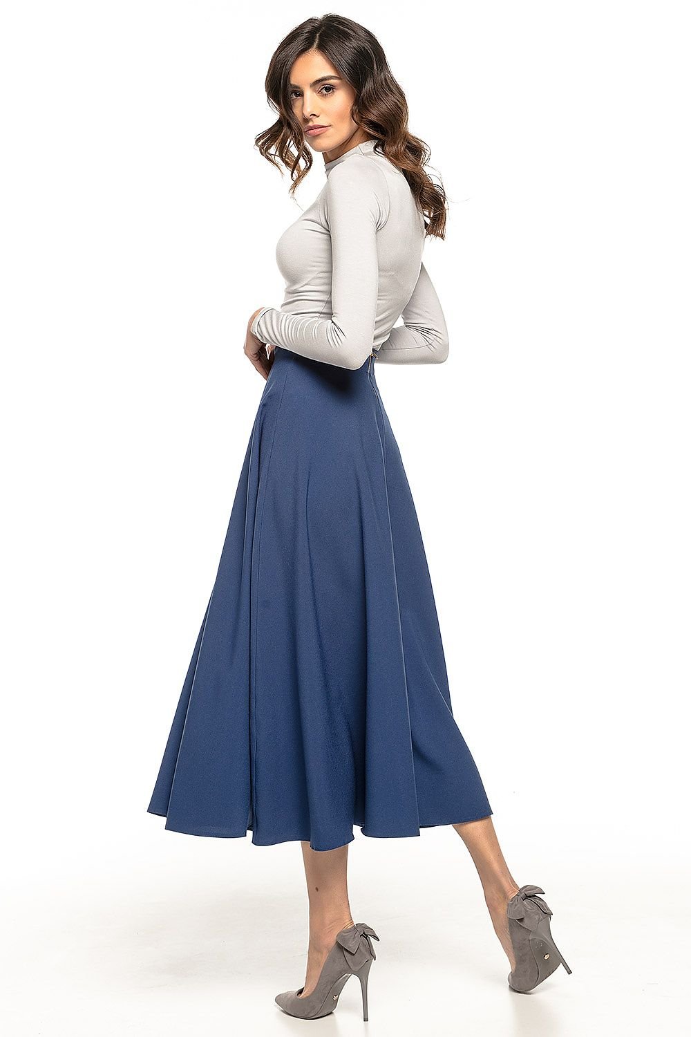 Beautiful fabric midi skirt for women