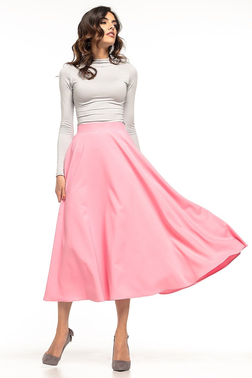 Beautiful fabric midi skirt for women