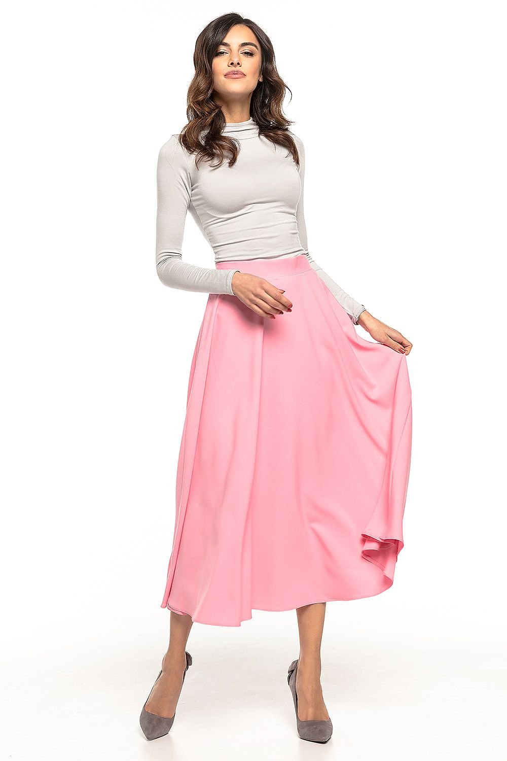 Beautiful fabric midi skirt for women