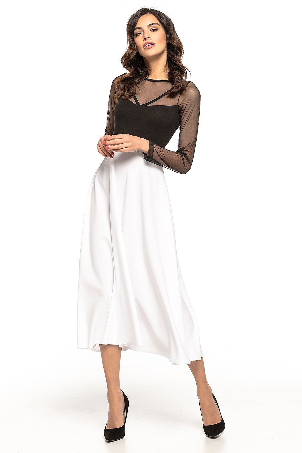 Beautiful fabric midi skirt for women