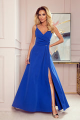 elegant long strapless maxi dress