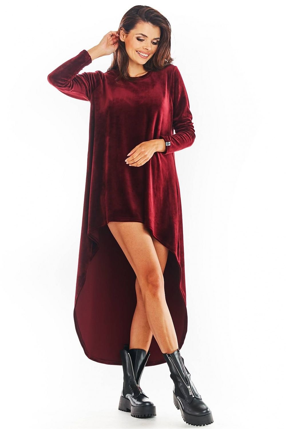 Women fashion long sleeves Day dress