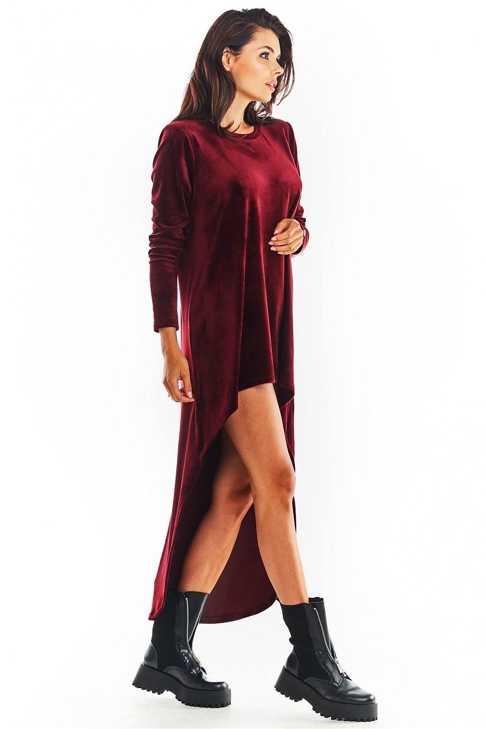 Women fashion long sleeves Day dress