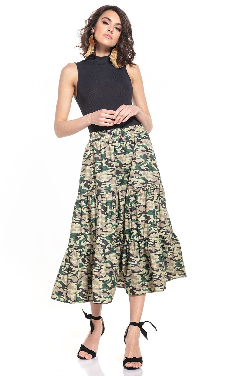 Long Skirt in a floral pattern