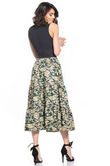 Long Skirt in a floral pattern