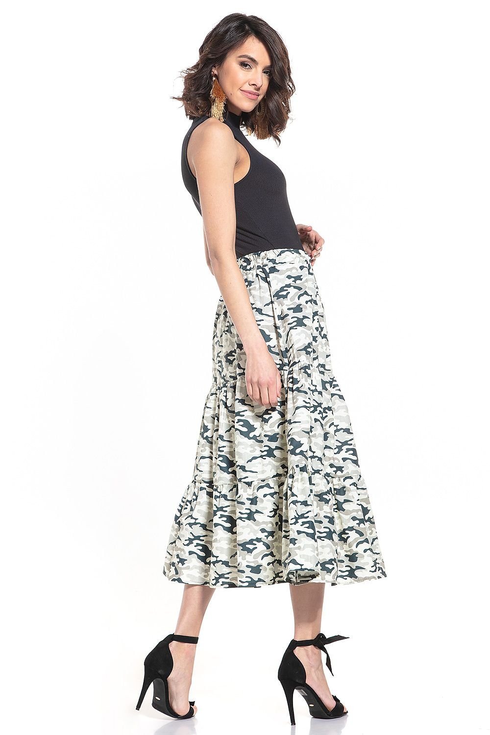 Long Skirt in a floral pattern