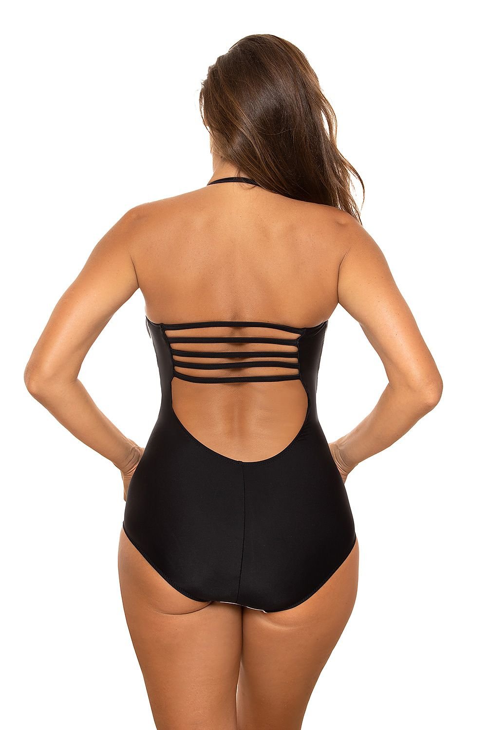 One-piece swimsuit made of Italian fabric for women