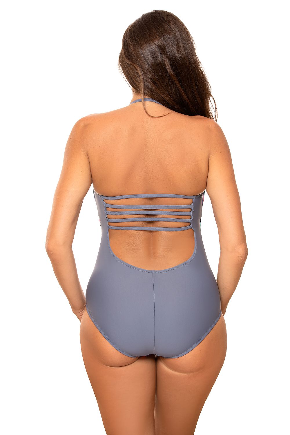 One-piece swimsuit made of Italian fabric for women