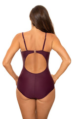 One-piece swimsuit made of Italian fabric for women