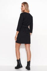 women knitted mini dress