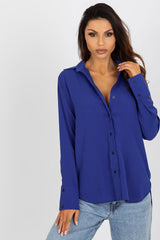 Women's button-down shirt with long sleeves