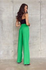 Long and wide-legged bell-bottom pants