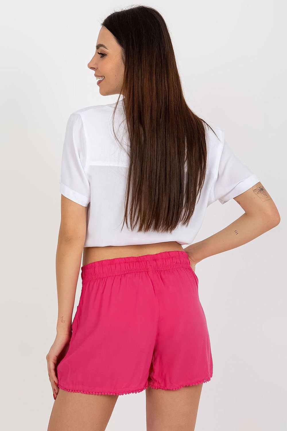 Women's shorts with tie waist